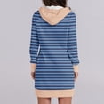 thumbnail image 3 of Wancir Womens Sweatshirt Dress Long Sleeve Hoodies Mini Dresses Fleece Casual Hoodie with Pockets 2024 Fall Fashion, 3 of 5