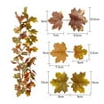 thumbnail image 6 of Vikakiooze Home Decor Autumn Maple Leaf Berry Pumpkin Garland Window Wicker Decoration Door Hang, 6 of 6