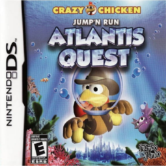 Restored Crazy Chicken: Atlantis Quest (Nintendo DS, 2009) Video Game (Refurbished)