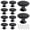 Flat Black Cabinet Knobs, variant on 6Pcs Antique Brass Ring Pulls Vintage Cabinet Small Ring Pulls Knobs Handles for Drawer Closet Cupboard