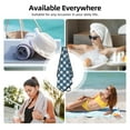 thumbnail image 7 of Cotton Bath Towels for Bathroom - blue gingham check plaid Microfiber Quick Dry Towels for Body Bath Sheets, Personalized Beach Towel, Soft Shower Towels for Travel Home Beach 27*55in, 7 of 7