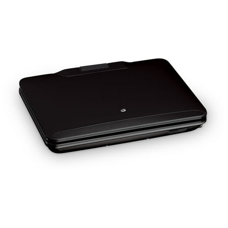 GPX - 7" Widescreen Portable DVD Player with Swivel Screen - Black