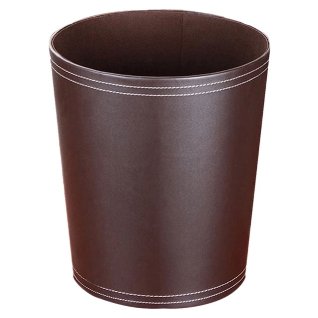 1 contenedor de basura práctico para el hogar, redondo, para el hogar.