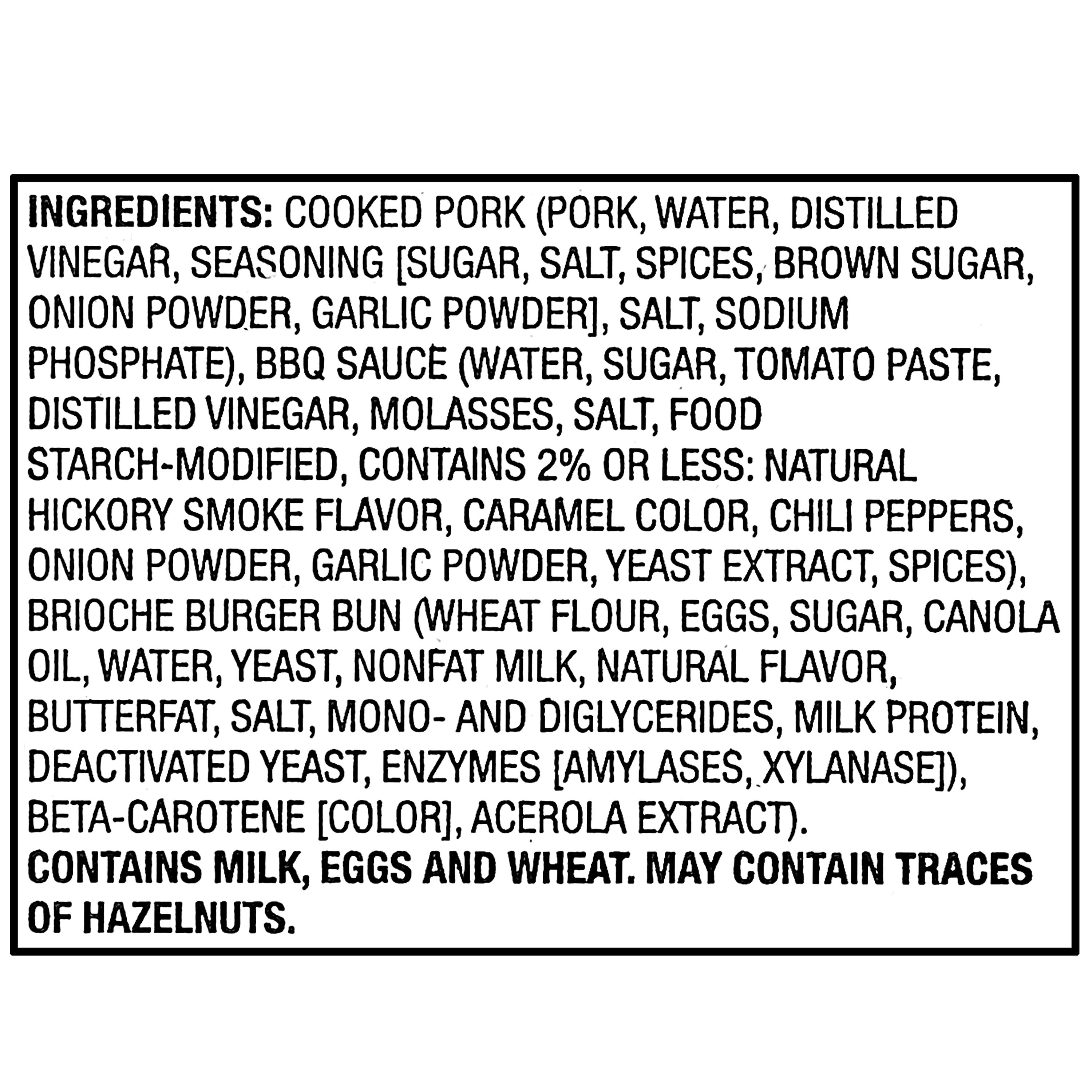 Freshness Guaranteed Hot and Ready-to-Eat BBQ Pulled Pork Sandwich, 5 oz
