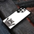 thumbnail image 4 of WIRESTER Shockproof Soft Rubber Cover Case for Samsung Galaxy S25 Ultra 6.8" 2025, Raccoon Hands Out, 4 of 5