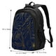 thumbnail image 5 of Balery Copper-Gold Gloss Outline Flower Mochila con carga USB para hombre y mujer - Mochila impermeable y antirrobo para laptop con puerto USB para viajes, trabajo, 5 of 7
