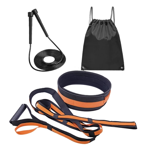 Overload Running Resistance Harness Resistance with Jump Rope & Storage Bag for Sprints Football Basketball Soccer