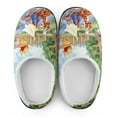 thumbnail image 5 of Men Winnie The Pooh Slippers Non-Slip Fuzzy House Slippers Warm Soft Plush Winter House Shoes Indoor Outdoor Slip-On Shoes, 5 of 7