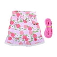 thumbnail image 1 of Hamster Harness 1 Set Dress Up Soft Durable Peach Print Pet Rabbit Hamster Leash Rope, 1 of 5