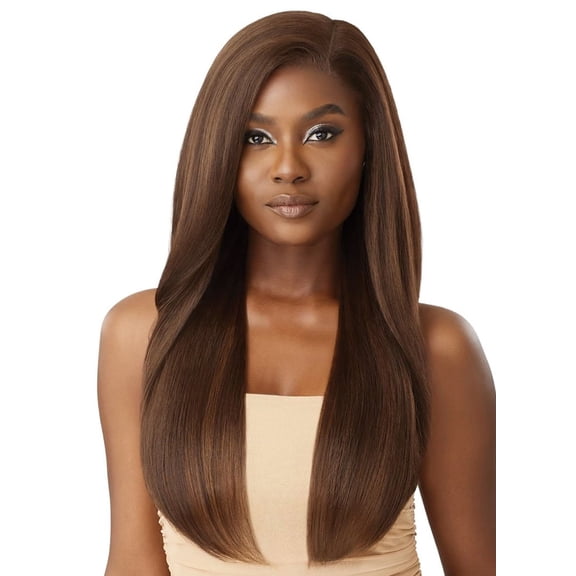 Outre Kairi Glueless Melted Hairline Lace Front Wig 24" Lace Wigs / Color: 1 - JET BLACK
