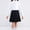 Black, variant on hoksml Girls Uniform Skirt Children's Solid Elastic Waist Pleated Skirt for Primary School Class Performance Dance Skorts