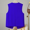 thumbnail image 5 of Akafmk Plus Size Blazer Vests for Women,Casual Sleeveless Open Front Dressy Business Jacket,Women's Solid Color Buttons Pockets Sleeveless Waistcoat Top Blazer Suit Coat Loose Fitting Vests Tops, 5 of 5