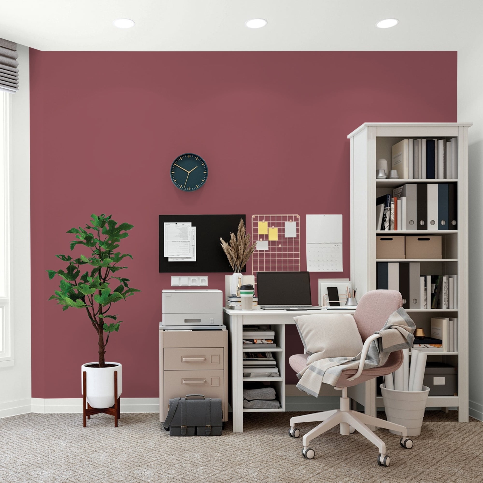 Glidden High Endurance Plus Mesa Red Flat Interior Paint and Primer, 1 Quart