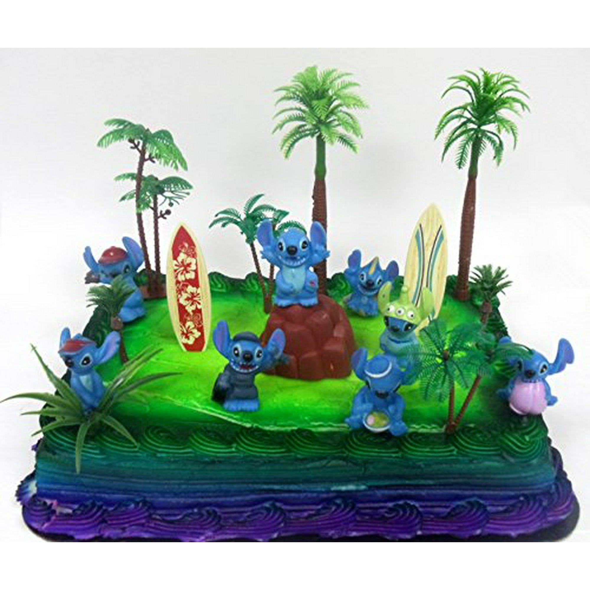 Lilo And Stitch 15 Piece Birthday Cake Topper Set Featuring Stitch In Various Costumes And Tropical Themed Decorations Walmart Canada Lilo And Stitch 15 Piece Birthday Cake Topper Set Featuring Stitch In Various Costumes And Tropical Themed Decorations Walmart Canada