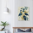 thumbnail image 4 of Nawypu  Abstract Blue and Gold Leaf Prints Wall Art, Branch Leaves Pictures Paintings on Canvas Artwork for Dinning Room Bedroom Living Room, 4 of 5