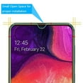 thumbnail image 6 of Samsung Galaxy A50 Screen Protector Premium Glass HD Clarity ShockProof Tempered Glass LCD Screen Protector Guard Clear 2.5D Curved Edge [Bubble-Free][Anti- Fingerprint] for Samsung Galaxy A50, 6 of 8