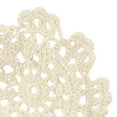 thumbnail image 2 of Wodtesl Luxury Handmade Crochet Flowers Cotton Lace Round Tablecloth Wedding Doily Mat Dining Coffee Table Cloth Placemat Coaster Decor, 2 of 11