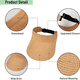 thumbnail image 2 of Los sombreros de paja para mujer, los sombreros de sol para mujer, los sombreros de playa para mujer, los sombreros de sol para mujer, los sombreros de paja para mujer están hechos de rafia natural Zhivalor  CPB-DE-WX342-4, 2 of 5