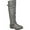 Dark Grey, variant on Journee Womens Spokane Stacked Heel Riding Boots
