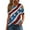 2-6-Red, variant on SELONE Red White Blue Shirts Independence Day Womens Summer Tops Fashion Female Round Neck Loose T Shirt Tops Womens American Flag Apparel Plus Size Patriotic Clothing Get Your Party Started Blue S