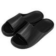 thumbnail image 1 of Men's Slipper Couples Solid Men House Slippers Mens Slippers with Arch Support Shower Room Non Breathable Mens Slippers Memory Foam Outdoor Slippers for Men Massage Soft Sole Quick Mens, 1 of 4