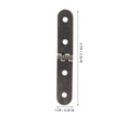 thumbnail image 2 of Mobutofu 10Pcs Flap Hinges for Handmade Projects and Wooden Box 2.4X0.4X0.04In, 2 of 6