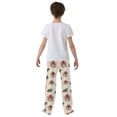 thumbnail image 4 of FORMRS Boys Pajama Pants with Pockets Size 9-10Y Kids Lounge Sleep Bottoms, Beige Christmas Gift Pattern, 4 of 8