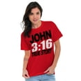 thumbnail image 4 of John 3:16 True Story Bible Verse Men's Graphic T Shirt Tees Brisco Brands S, 4 of 6