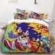 thumbnail image 3 of Funda de edredón con dibujos animados de Sonic Game, juego de edredón y funda de edredón, juego de cama para el dormitorio, juego de cama para niños, niñas y niños, regalo de vacaciones, 3 of 5