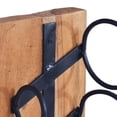 thumbnail image 5 of vidaXL Solid Teak Wood 6-Bottle Wine Rack, 5 of 5