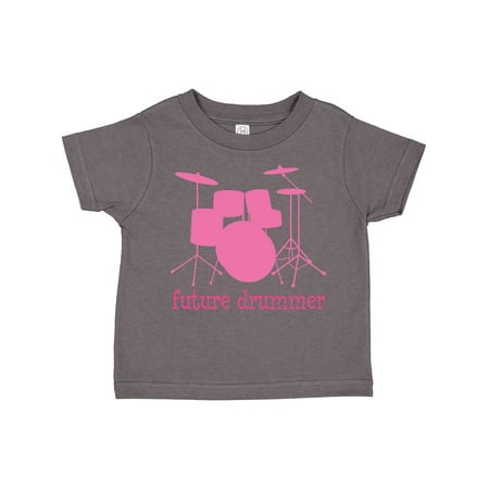 

Inktastic Future Drummer Girls Gift Toddler Toddler Girl T-Shirt