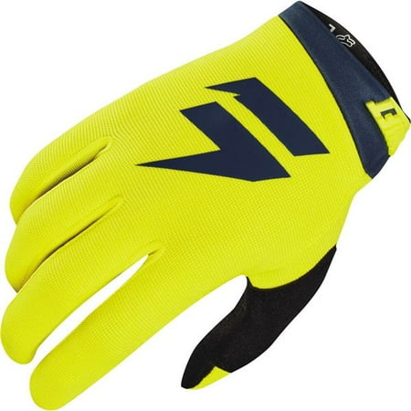 Shift Racing Wht Label Air Motocross Motorcycle Glove - Ylw/Navy Blue, All Sizes