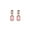 Pink, variant on Oussum Gold Jeweled Drop Earrings