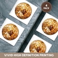 thumbnail image 6 of 3drose, New Years Eve Image of Gold Disco Ball, Set of 4 Ceramic Tile Coasters, 6 of 7