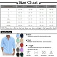 thumbnail image 2 of Lumtrix Men's Dress Shirts Solid Long Sleeve Stretch Loose Fit Formal Shirt Business Casual Button Down Shirts Mint Green 2XL, 2 of 4