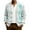 Light Blue001, variant on Men Cardigan Relaxed Fit Color Block Argyle Graphic Cardigan Sweaters Vintage Long Sleeve V Neck Button Up Cardigans Fall Trendy Knitted Ribbed Sweater Green 3XL