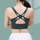 thumbnail image 2 of Sujetador deportivo con hebilla cruzada que se pliega para usar en exteriores, chaleco de yoga, ropa interior sin costuras con espalda fruncida para enderezar para mujeres, 2 of 3