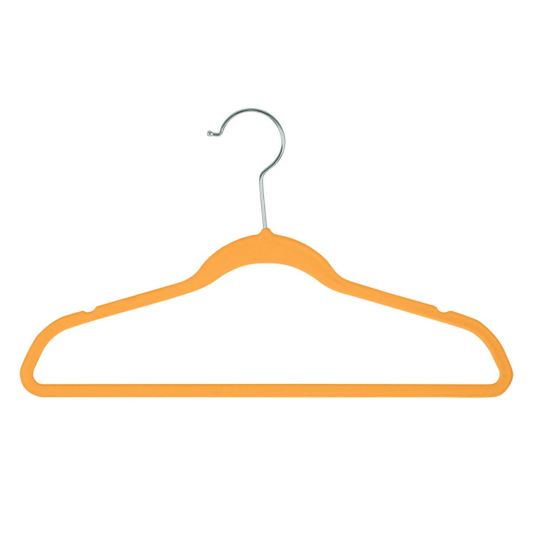 14 Inch Orange Plastic Clothes Hanger, For Cloth Hanging