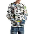 thumbnail image 6 of Pochacco Hoodie 3D Print Pullover Hooded Long Sleeve Sweatshirts Tops Blouse with Pocket for Mens Womens, 6 of 8
