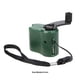 thumbnail image 2 of Cargador portátil de emergencia para teléfono USB ABS de 5.5 V con manivela (verde)., 2 of 8