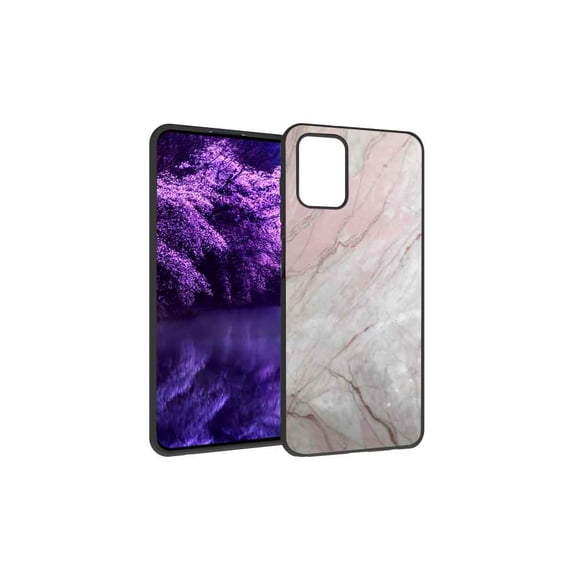 Compatible with Moto G Stylus 2021 Phone Case, Pink-Marble-2 Case Men Women, Flexible Silicone Shockproof Case for Moto G Stylus 2021