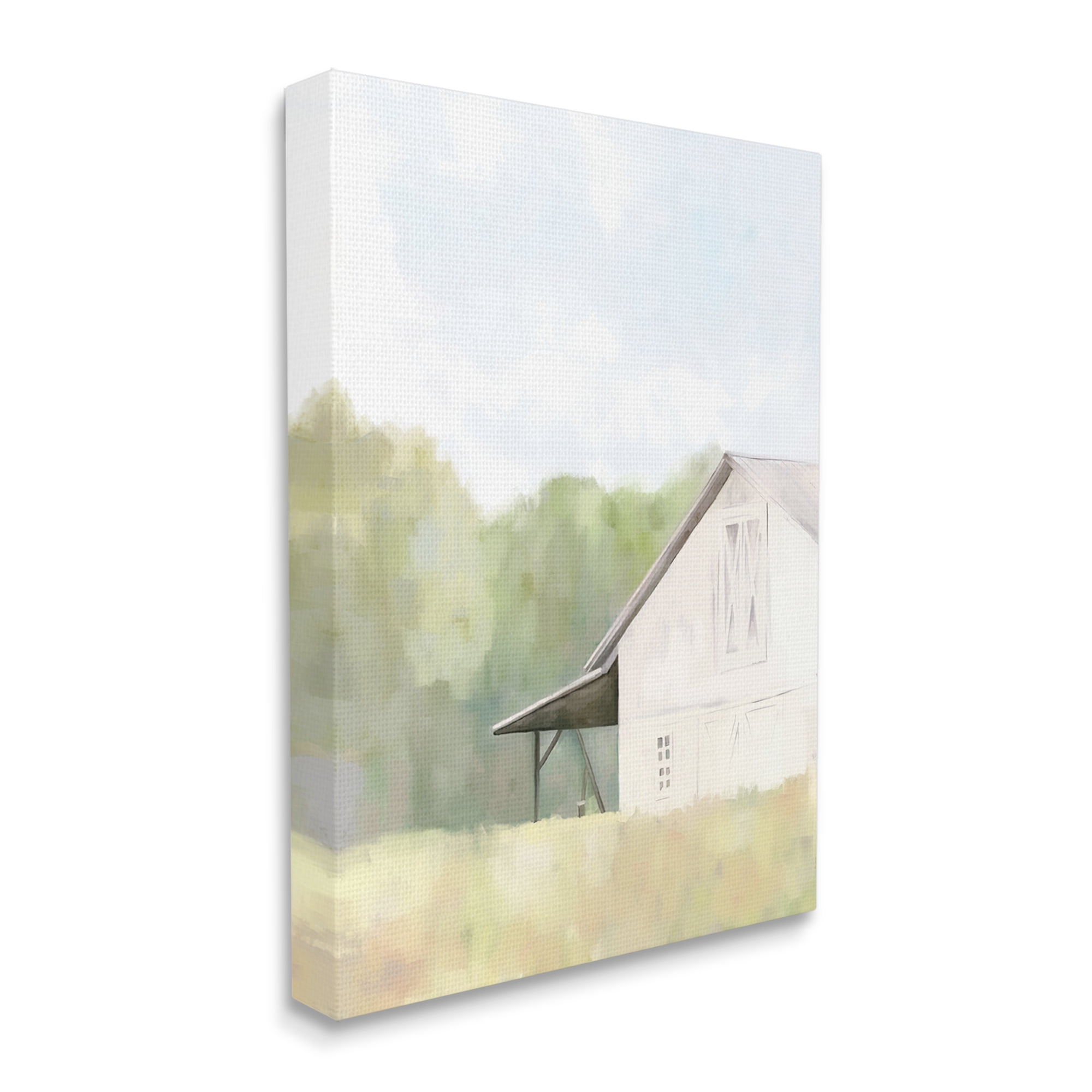 Stupell Industries Country Barn Landscape Nature Painting Gallery Wrapped Canvas Print Wall Art, 36 x 48