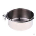 thumbnail image 1 of Alimentador De La Taza De De La Comida Del Perro Del Pájaro Del Tazón De Fuente Del Colgante Del Acero Inoxidable 2x M Zulema Tazón de fuente de acero inoxidable, 1 of 8