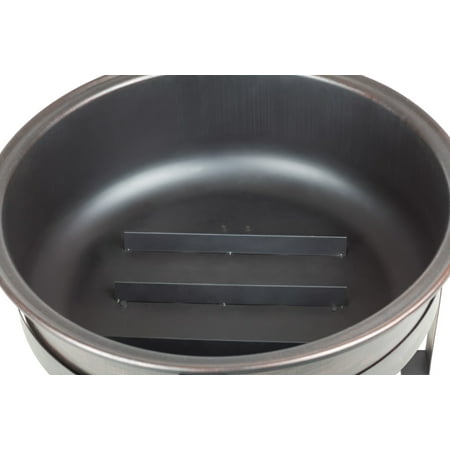 Fire Sense - Cornell Wood Burning Fire Pit - Bronze