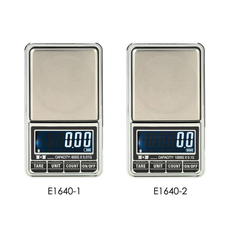 Portable Digital Scale 1000g/0.1g High Precision Gold Scale Jewelry Scale  with 7 Units Mini Pocket Electronic Scale with Backlight Professional  Digital Milligram Scale Powder Scale 