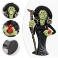 thumbnail image 5 of Halloween Ghost Pumpkin Witch Figurine Tabletop Decoration Spooky Home Decor Ornament Haunted House Bar Party Indoor Display Shelf Desk Halloween Festival Seasonal Accent Horror Style Room Decor Prop, 5 of 5