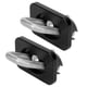 thumbnail image 3 of Anclajes de amarre de acero inoxidable para cama de camión, anclajes de pared laterales de repuesto para Chevy Silverado Colorado, color negro, 2 uds., 3 of 14