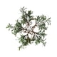 thumbnail image 3 of Muérdago Artificial Onlyliua Colgante Adorno Navideño con Lazo Rojo Purpurina, 3 of 3