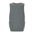 thumbnail image 4 of Womens Sleeveless V-Neck Sweater Vest Casual Loose Fit Knitted Pullovers Sweater Top with Pockets, 4 of 5