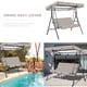 thumbnail image 4 of 2 fundas impermeables para asiento de jardín, patio, columpio y cubierta superior (gris). Ehuebsd Para estrenar, 4 of 8
